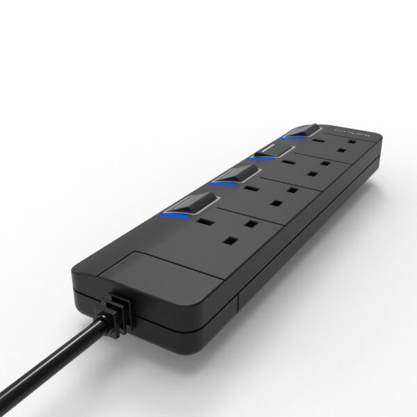 Extension Cord 2M Lead 4 Way Plug