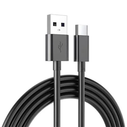Black usb c to usb a cable