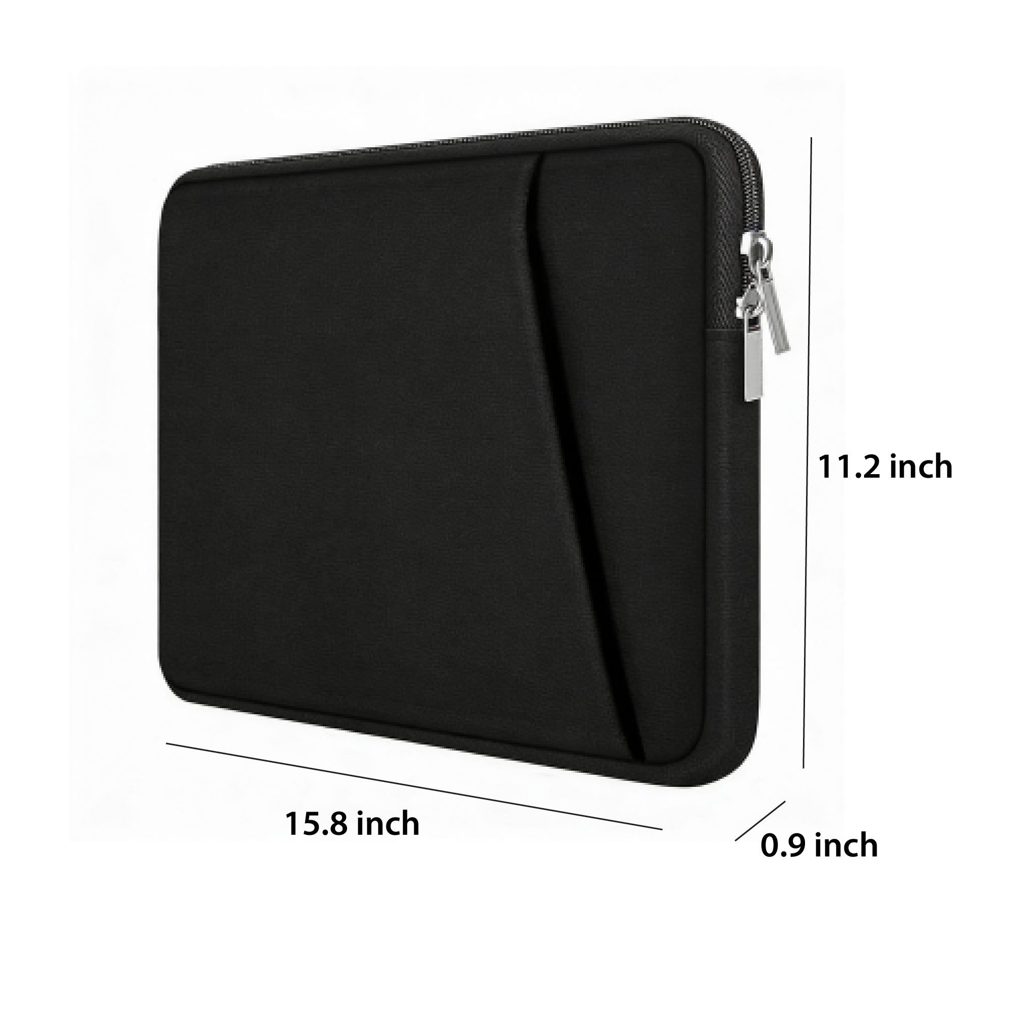 Laptop Sleeve Cover with Outer Pocket - Image 2