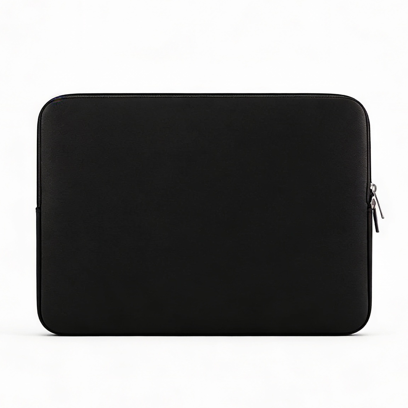 Simple Smooth Black Laptop Sleeve